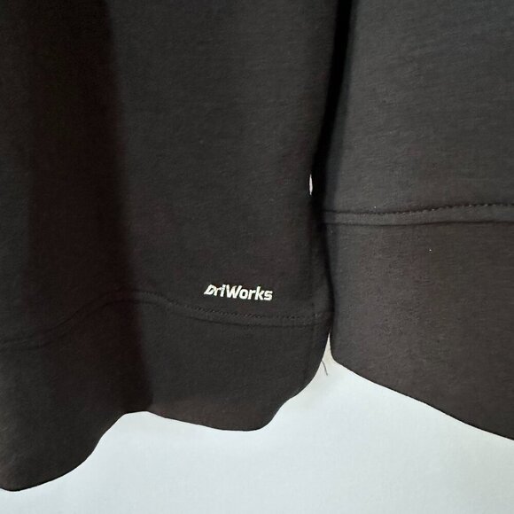 Black Athletic Works Large Double Knit Sweatshirt *NWT* - Picture 9 of 14